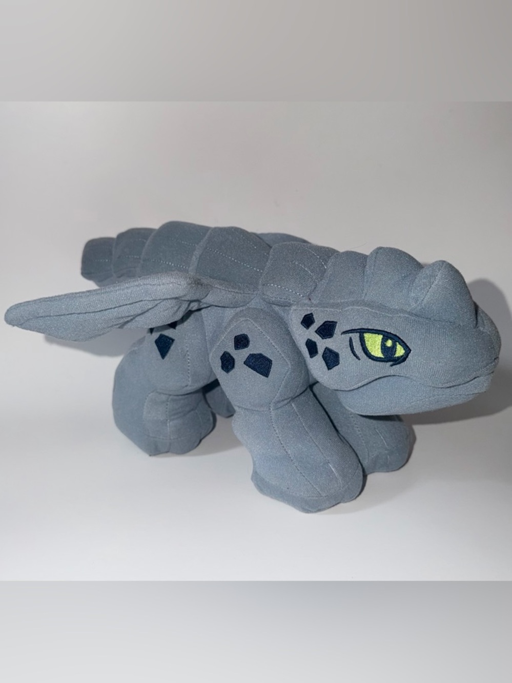 LEGO Ninjago RIYU Baby Dragon 13" Blue/Gray Stuffed Plush Manhattan Toy Co 2023